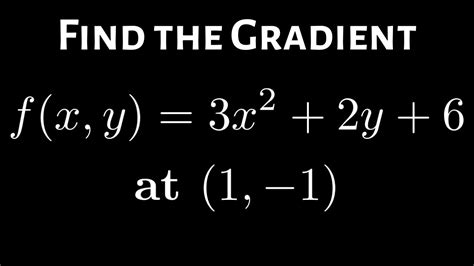 gradient formula multivariable