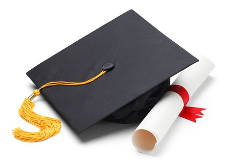 graduate cap and degree