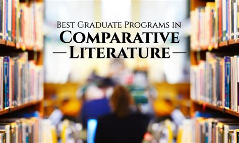 graduate programs in literature