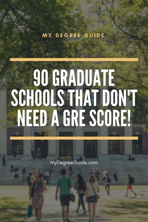 graduate schools that require gre