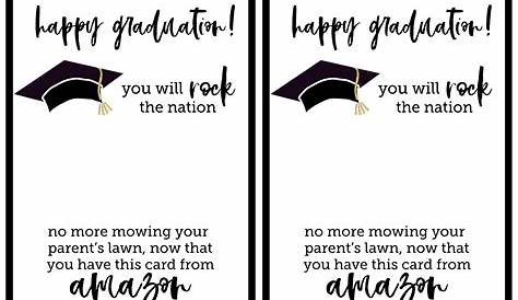 FREE Printable Graduation Card with Tassel - Made with Happy