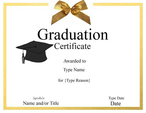 Certificate template with kid in graduation gown 455455 Vector Art at