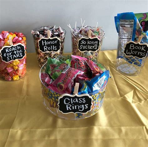 graduation candy table