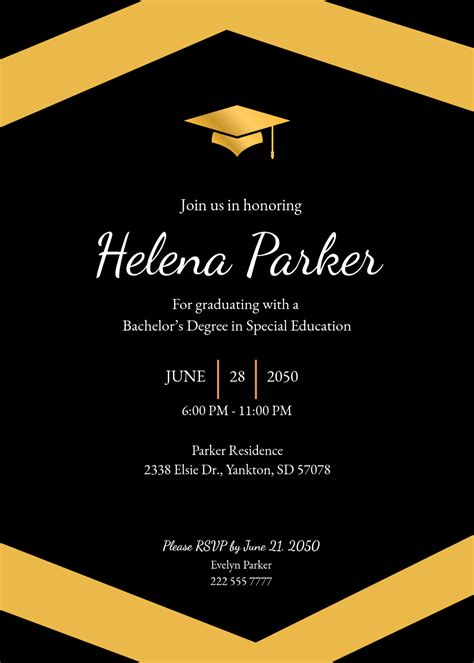 Graduation Invitations Downloadable