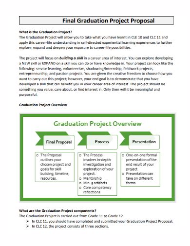 graduation project examples pdf
