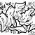 graffiti words coloring pages for kids a-z