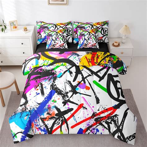 graffiti comforter