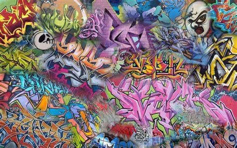 Graffiti Wallpaper, Graffiti art urbain, 14730