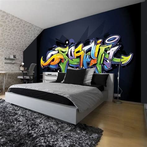 20+ Impressive Graffiti Bedroom Decorating Ideas