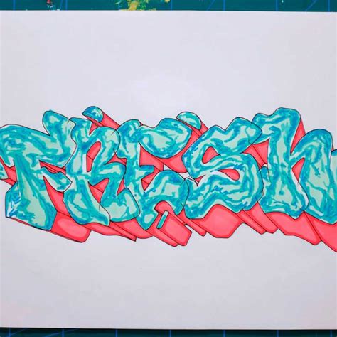 graffiti in paper