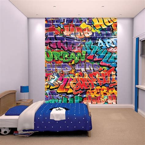 Graffiti Themed Bedroom