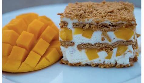 Quick And Easy Mango Float Recipe Panlasang Pinoy Recipes Recipe Float Recipes Mango Float Mango Graham Cake