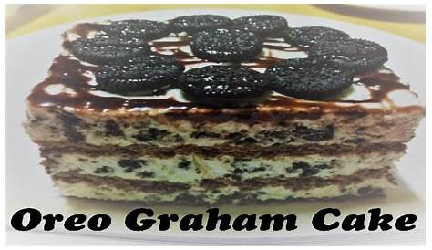 Graham Cake With Oreo Toppings Easy No Bake + Secret Ingredient! Make