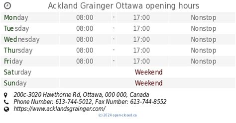 grainger open hours and delivery options