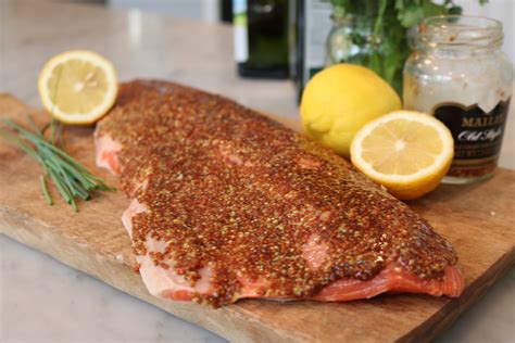 Grainy Dijon Mustard Salmon