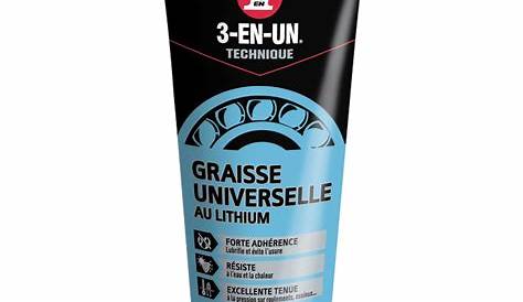 Graisse Au Lithium Universel 3 En 1 Cartouche 400 G De