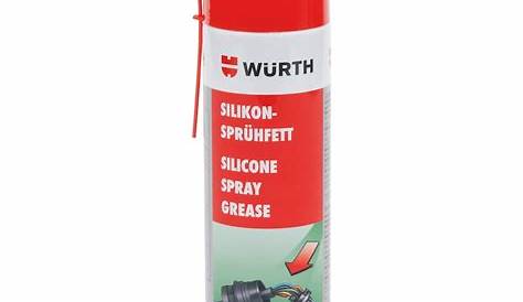 Graisse en spray au silicone pour Professionnels WÜRTH