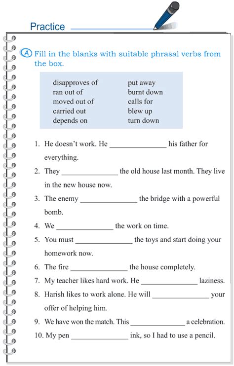 grammar exercises for class 5 with answers