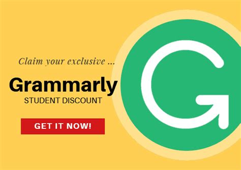 grammarly cost per year student discount