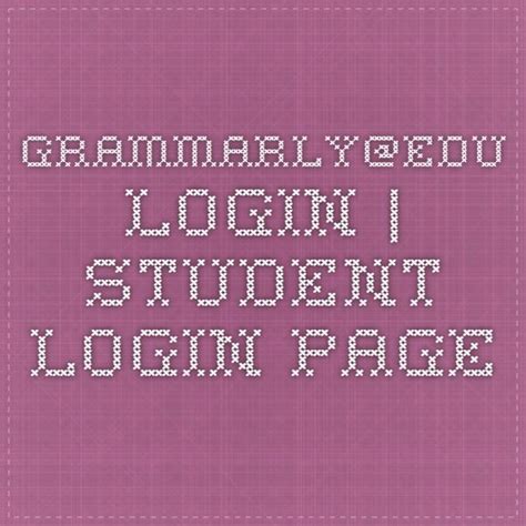 grammarly edu student login