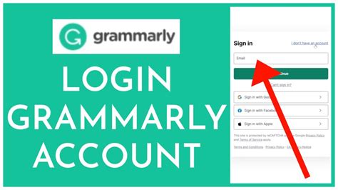 grammarly log in page