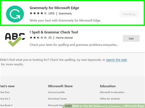 Grammarly Extension Edge