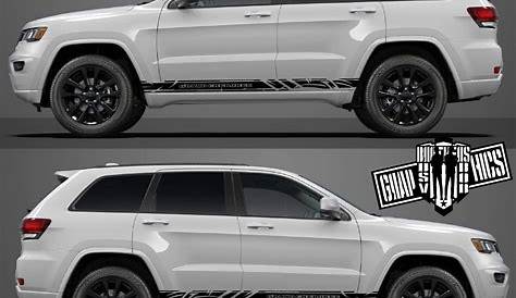 Grand Cherokee Stickers Product 20112018 Jeep Front HOOD GRAPHIC