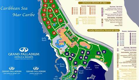 Grand Palladium Jamaica Hotel Map