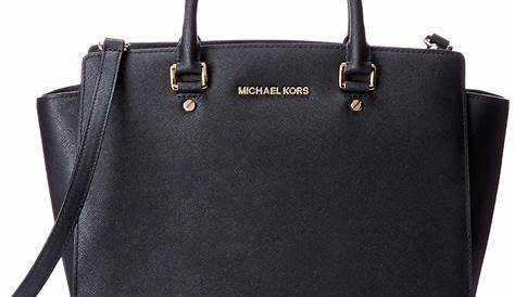 Grand Selma Sac en cuir Saffiano Michael Kors Noir Sacs