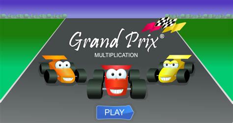 grand prix maths game times tables