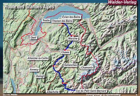 grand route des alpes etappen