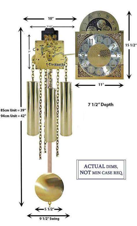 Grandfather Clock Pendulum Movement