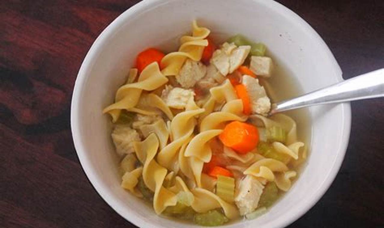 grandmas chicken noodle soup recipe