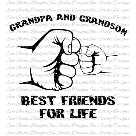 Grandpa and Grandson the Legend and Legacy Svg Cricut Files