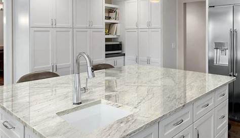 Granite Countertops White And Grey Greige Gray Kitchen