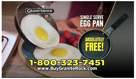 Granite Rock Pan Commercial TV , 'Doesn't Stick' ISpot.tv