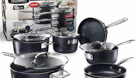 Granite Rock Pan Walmart Stone Pots And s Set, 5 Piece Cookware With