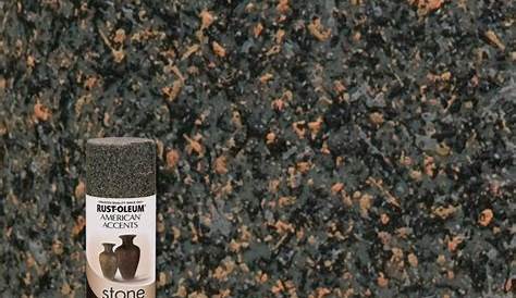 Granite Texture Spray Paint Rust Oleum Stone Black 400ml Stone Black d