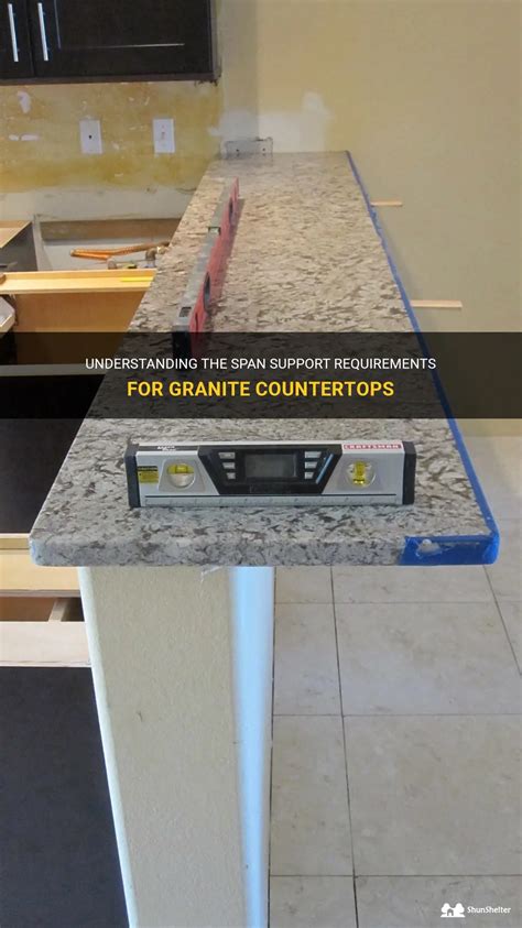 granite countertop support requirements