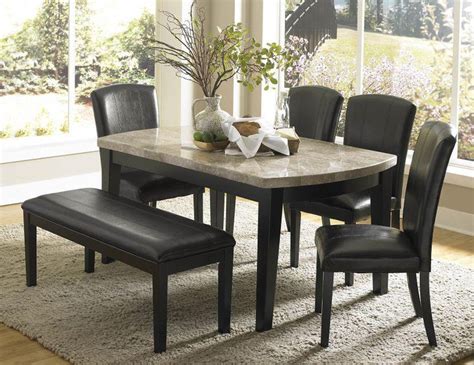 granite dining room table sets