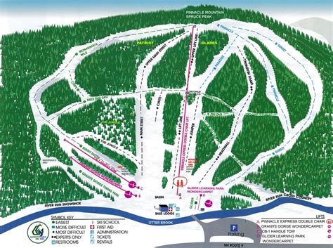 Granite Gorge Ski Area Map