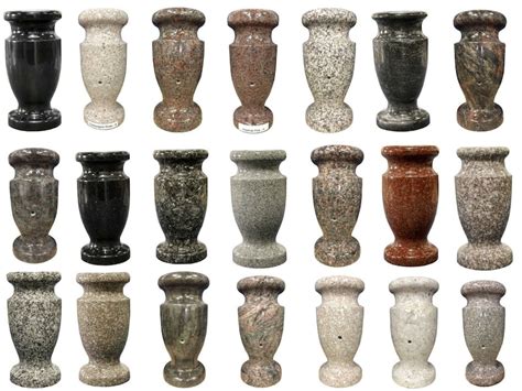 Granite Monument Vases