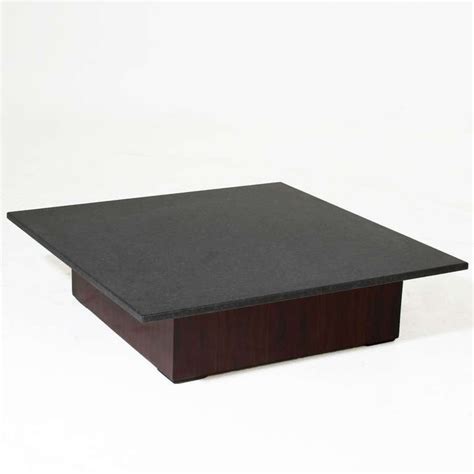 Granite Top Square Coffee Table