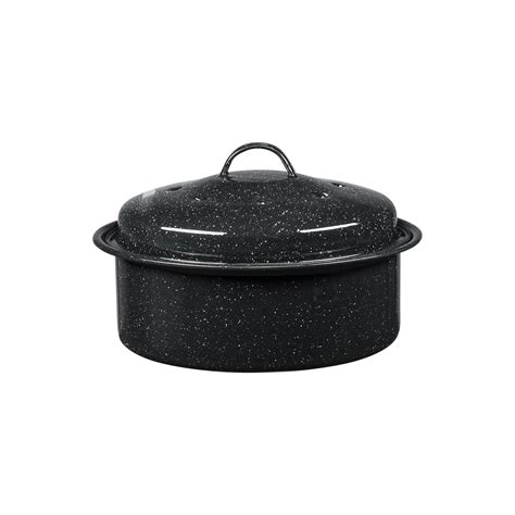Granite Ware Covered Round Roaster Pan