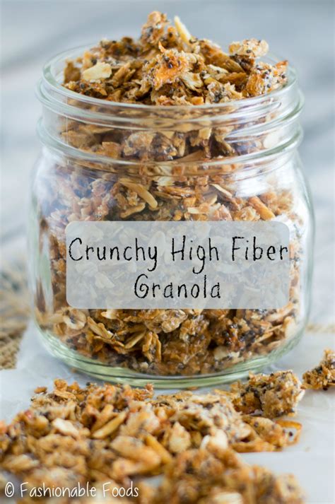 Granola Fiber Amount