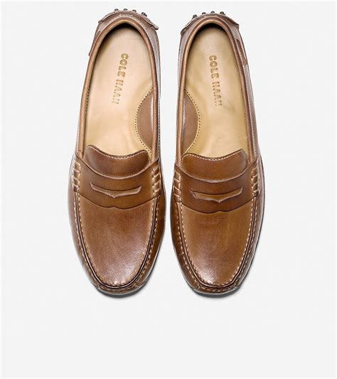 Grant Canoe Penny Loafers in Papaya Mens Shoes Cole Haan
