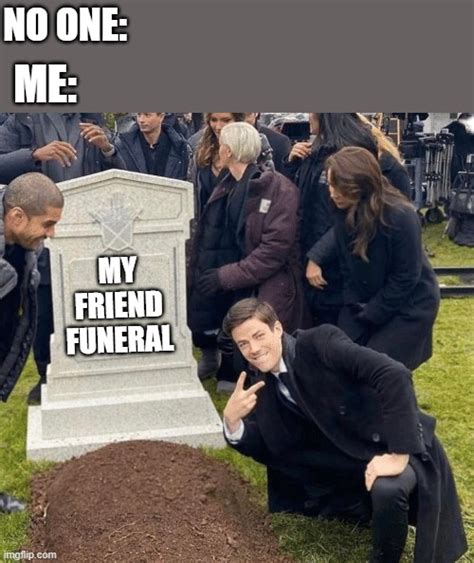 grant gustin funeral meme