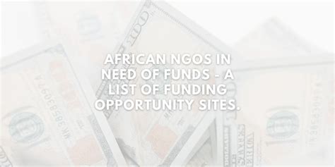 grant opportunities for ngos in tanzania 2023