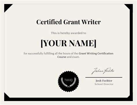 grant writing certification california
