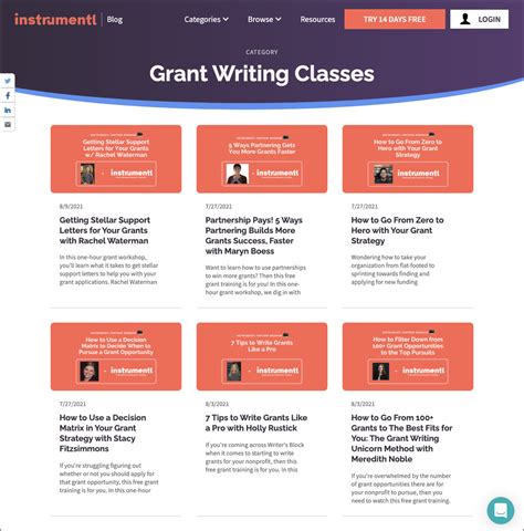 grant writing course free